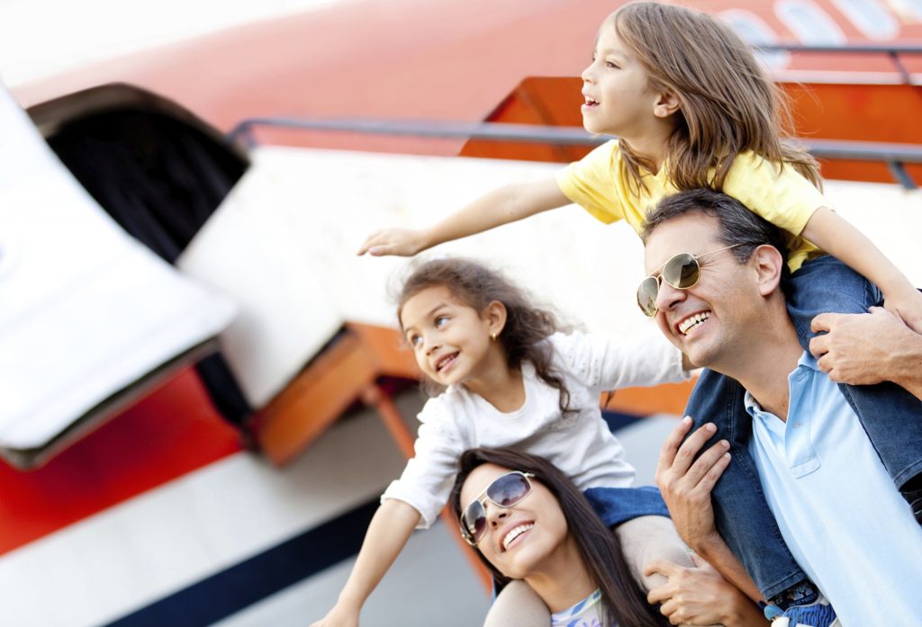 Family traveling by airplane
How to Travel Well with Food-Allergic Kids, Escape to Sun