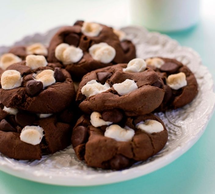 Hot Chocolate Cookies