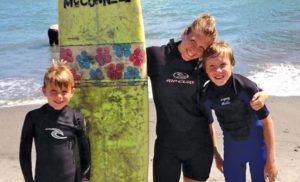 Kelly Rudnicki's son John has a severe milk allergy.