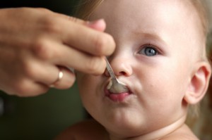 Feeding of baby