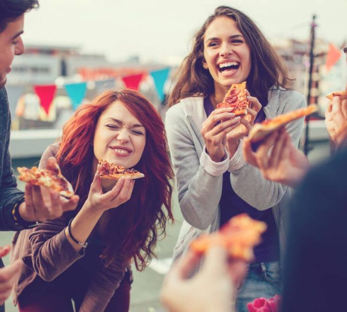 going to parties food allergy