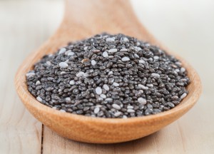 Chia or flax seeds add protein, fiber and Omega-3 fatty acids to smoothies.