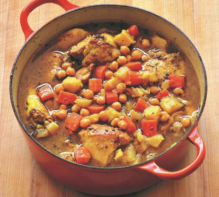 Moroccan Chicken and Vegetable Casserole
