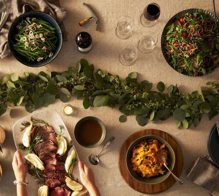 A festive holiday feast.