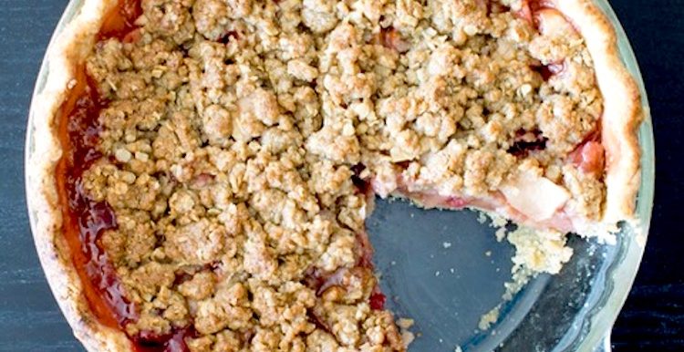 Dairy-Free Cran-Apple Crumble Pie