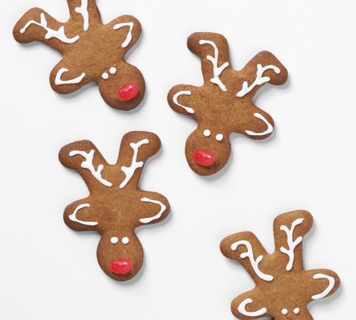 Gingerbread reindeer.