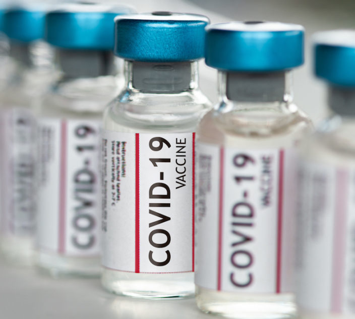 Covid-19 Vaccine vials