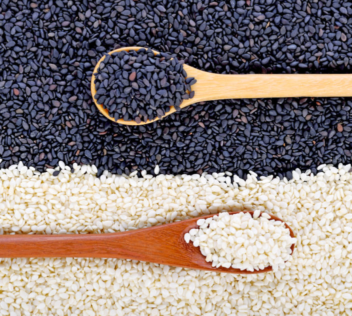 Black and white seed sesame