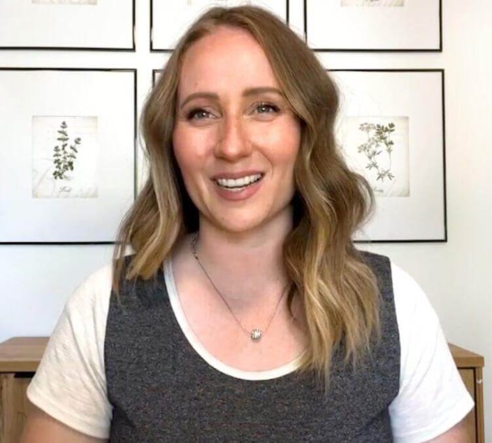 Megan Lavin discussing food allergens in the home.