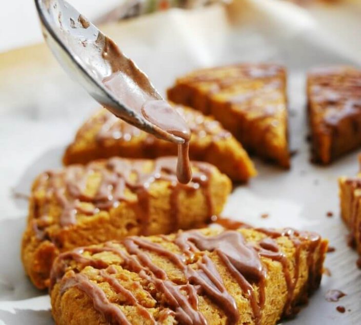 Pumpkin scones.