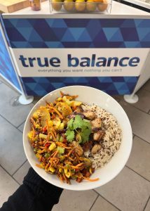 Allergy-friendly meal at UNCW's True Balance Station.