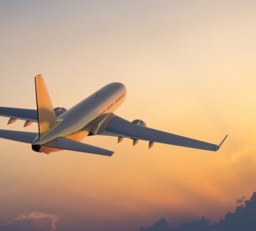 Airplane taking off